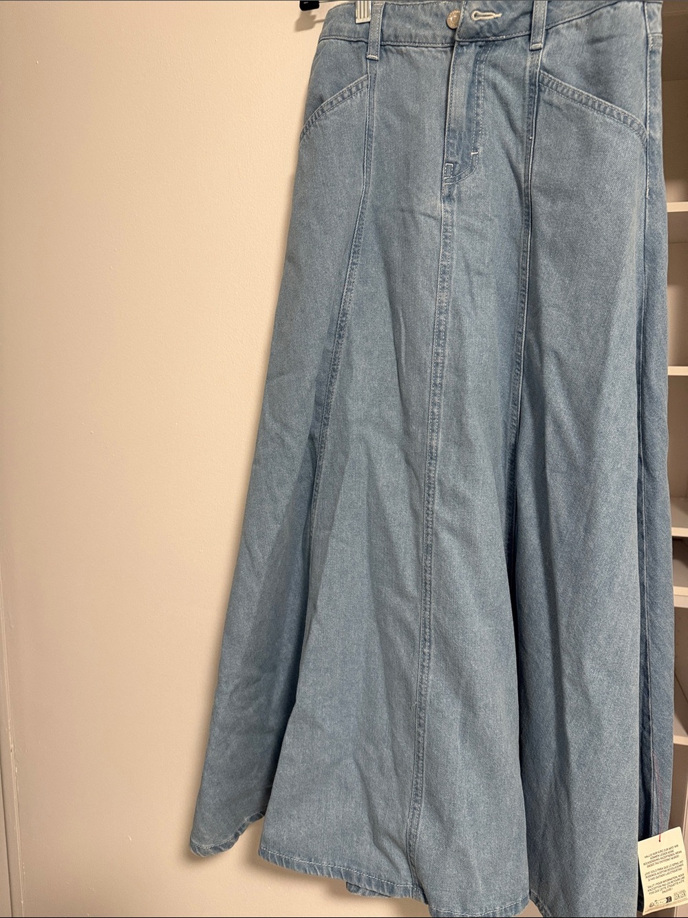 Light Blue Women's Denim Flared Jeans